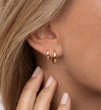 Load image into Gallery viewer, Sif Jakobs 18k Gold Plated Sterling Silver Hoop Earrings
