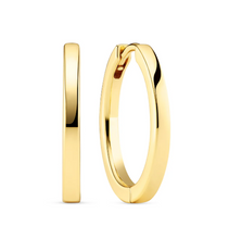 Load image into Gallery viewer, Sif Jakobs 18k Gold Plated Sterling Silver Hoop Earrings
