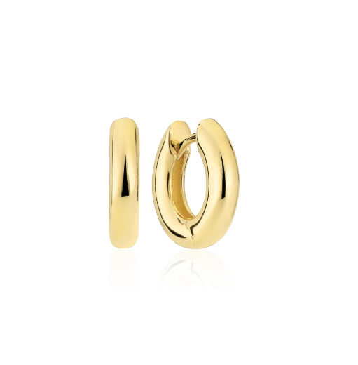 Sif Jakobs 18k Gold Plated Sterling Silver Rounded Hoop Earrings