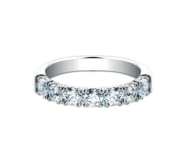 14k White Gold .99ctw Diamond Half-Eternity Band (I5750)