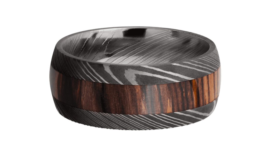 Men's Damascus Steel & Cocobolo Hardwood (I711)