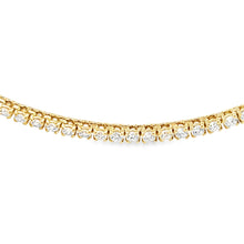 Load image into Gallery viewer, 18k Yellow Gold 5.35ctw Diamond Tennis Necklace (I8764)
