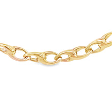 Load image into Gallery viewer, 14k Yellow Gold Interlocking Link Necklace (I8461)
