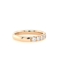 Load image into Gallery viewer, 14k Yellow Gold Diamond Half Eternity Band (I8878)
