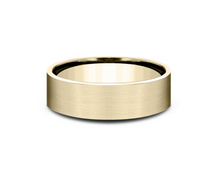 Load image into Gallery viewer, 14k Yellow Gold Satin Finish Men&#39;s Wedding Band (I9161)
