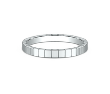 Load image into Gallery viewer, 14k White Gold High Polished Faceted Women&#39;s Wedding Band (I9164)
