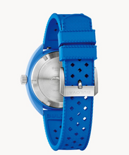 Load image into Gallery viewer, Bulova Snorkel &#39;Blue Tang Fish&#39; Blue Rubber Watch (I9174)
