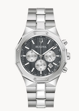 Load image into Gallery viewer, Bulova &#39;Prestige&#39; Steel Gray Face and Band Men&#39;s Watch (I9179)
