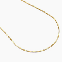 Load image into Gallery viewer, Ella Stein Gold or Silver Mini Petite Boxy Chain Necklace
