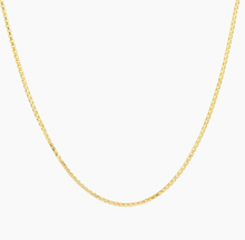 Load image into Gallery viewer, Ella Stein Gold or Silver Mini Petite Boxy Chain Necklace
