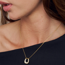 Load image into Gallery viewer, Sif Jakobs 18k Yellow Gold Plated Borsa Piccolo CZ Necklace (SI8385)
