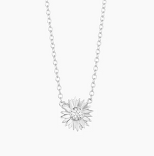 Load image into Gallery viewer, Ella Stein Silver Diamond Sunflower Necklace (SI3260)

