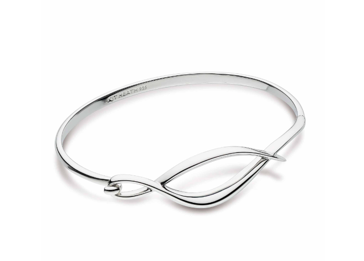 Kit Heath Sterling Silver Entwine Bangle Bracelet (SI6081)