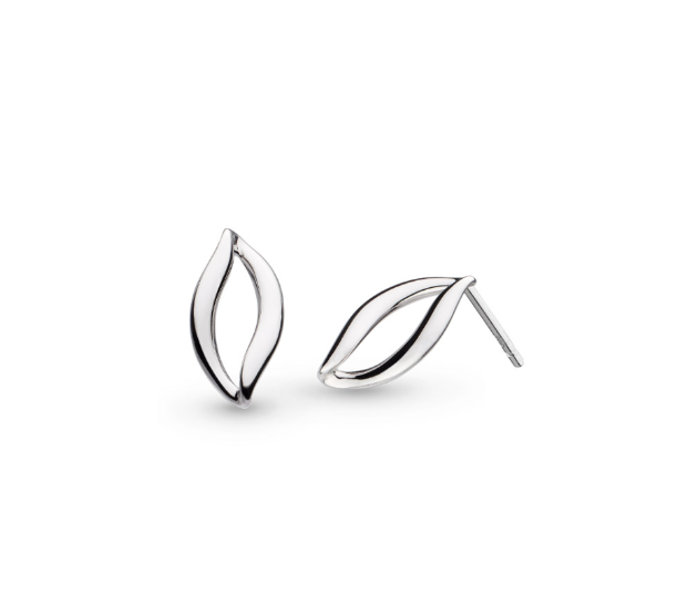 Kit Heath Sterling Silver Twine Link Stud Earrings (SI6090)