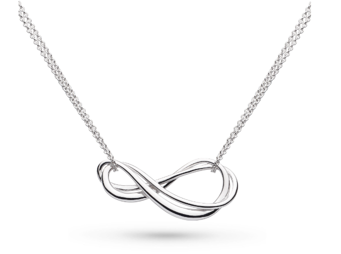 Kit Heath Sterling Silver Infinity Double Chain Necklace (SI6105)