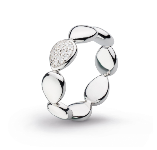 Kit Heath Coast Pebble Glisten Pave CZ Ring (SI6817)