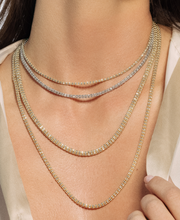 Load image into Gallery viewer, 14k Yellow &amp; White Gold Fancy Ice Necklace (I8119)
