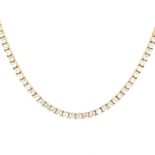 Load image into Gallery viewer, 18k Yellow Gold 5.52ctw Diamond Tennis Necklace (I9039)
