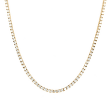 Load image into Gallery viewer, 18k Yellow Gold 5.52ctw Diamond Tennis Necklace (I9039)
