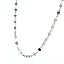 Load image into Gallery viewer, Sterling Silver Flat Link Chain Necklace (I7834)
