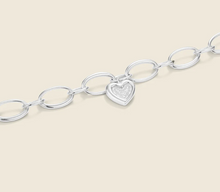 Load image into Gallery viewer, Ella Stein Gold or Silver Infinite Love Chain Bracelet
