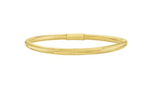 Load image into Gallery viewer, 14k Yellow Gold Diamond Cut Mesh Stretchable Bracelet (I7531)
