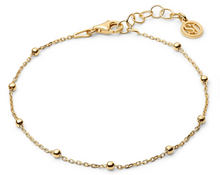 Load image into Gallery viewer, Sif Jakobs Rhodium or 18k Gold Plated Sphere Station Bracelet
