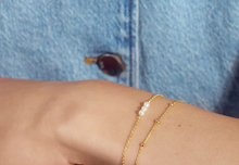 Load image into Gallery viewer, Sif Jakobs Rhodium or 18k Gold Plated Sphere Station Bracelet
