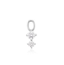 Load image into Gallery viewer, Sif Jakobs Rhodium or Gold Plated Sterling Silver Prong-Set CZ Drop *Single* Earring Charm
