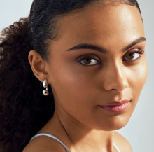 Load image into Gallery viewer, Sif Jakobs Rhodium or 18k Yellow Gold Plated Goccia Due Versatile Earrings
