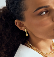 Load image into Gallery viewer, Sif Jakobs Rhodium or 18k Yellow Gold Plated Goccia Due Versatile Earrings
