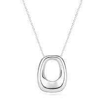 Load image into Gallery viewer, Sif Jakobs Rhodium Plated Sterling Silver Borsa Necklace (SI9570)
