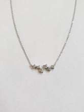 Load image into Gallery viewer, 14k Gold Scattered Diamond Necklace
