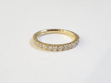 Load image into Gallery viewer, 14k Yellow Gold .60ctw Diamond Half-Eternity Band
