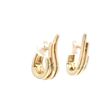Load image into Gallery viewer, 14k Yellow Gold Triple U-Hoop Earrings (I9876)
