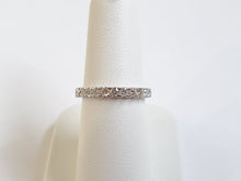 Load image into Gallery viewer, 14k White Gold Diamond Half-Eternity Band
