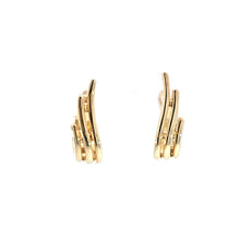 Load image into Gallery viewer, 14k Yellow Gold Triple U-Hoop Earrings (I9876)

