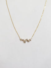 Load image into Gallery viewer, 14k Gold Scattered Diamond Necklace
