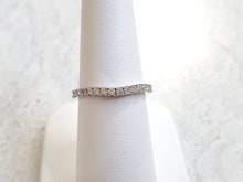 Load image into Gallery viewer, 14k White Gold Curved Diamond Band (I9793)
