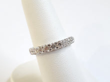 Load image into Gallery viewer, 14k White Gold 1.05ctw Diamond Half-Eternity Band
