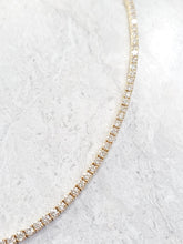 Load image into Gallery viewer, 14k Yellow Gold 7.16ctw Diamond Tennis Necklace (I9671)
