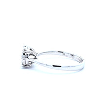 Load image into Gallery viewer, 14k White Gold .50ctw Diamond Cluster Engagement Ring (I5366)
