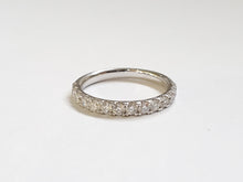 Load image into Gallery viewer, 14k White Gold Diamond Half-Eternity Band
