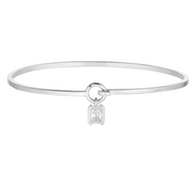 Load image into Gallery viewer, Sif Jakobs Rhodium or 18k Yellow Gold Plated Roccanova CZ Bangle Bracelet
