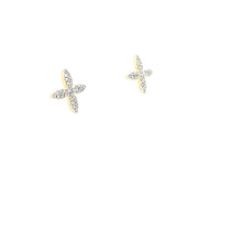 Load image into Gallery viewer, Ella Stein YG Diamond Floral Stud Earrings (SI1903)
