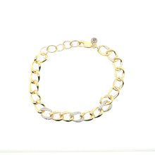 Load image into Gallery viewer, Ella Stein Gold Diamond Chunky Link Bracelet (SI1913)
