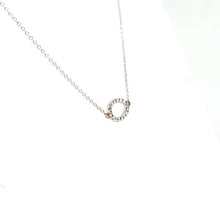 Load image into Gallery viewer, White Gold Diamond Oval Pendant
