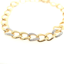 Load image into Gallery viewer, Ella Stein Gold Diamond Chunky Link Bracelet (SI1913)
