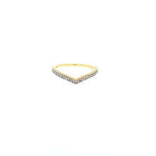 Load image into Gallery viewer, Ella Stein YG Diamond Chevron Ring (SI1975)
