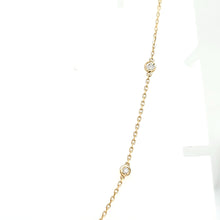 Load image into Gallery viewer, Gold &amp; Diamond Station Necklace (I7644)
